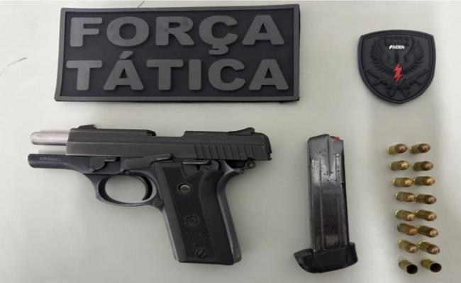 Polícia Militar do Distrito Federal - Tor Apreende pistola 380 na