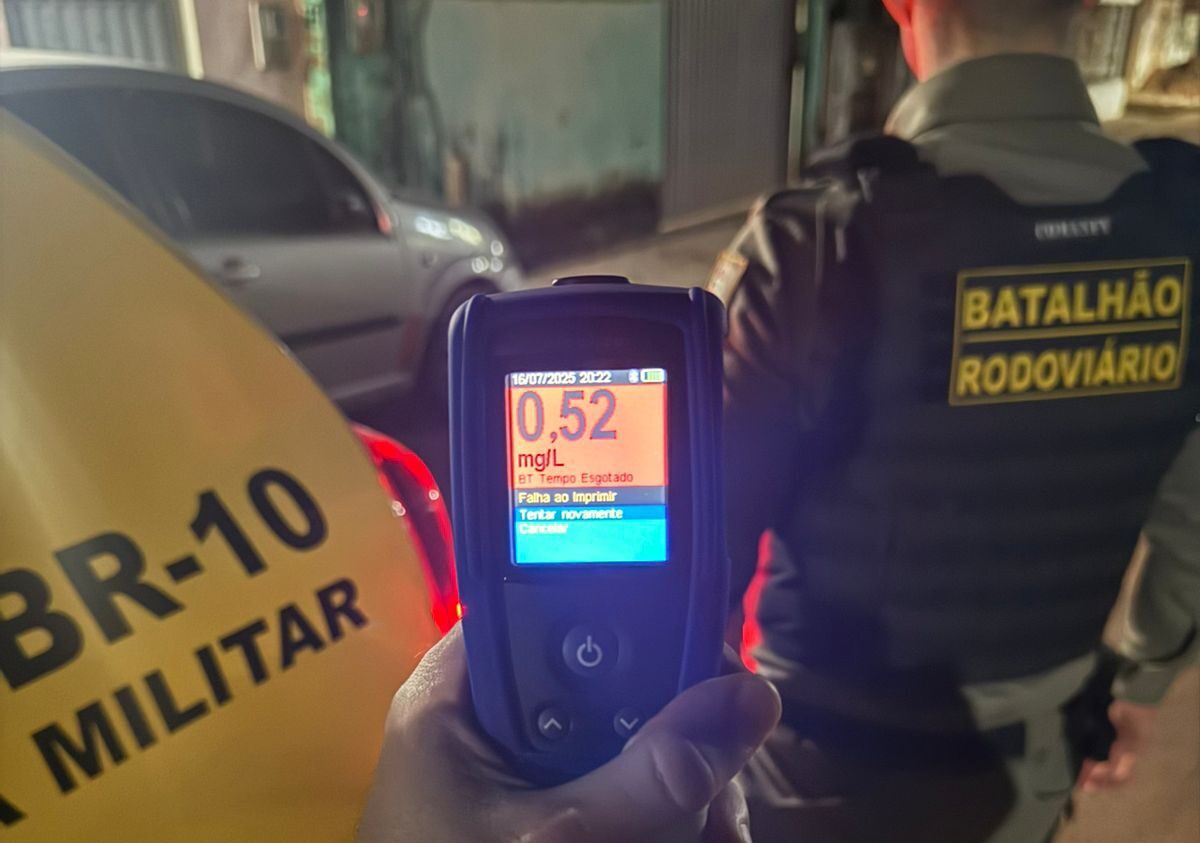 CPRE prende motorista embriagado em rodovia de São José de Mipibu