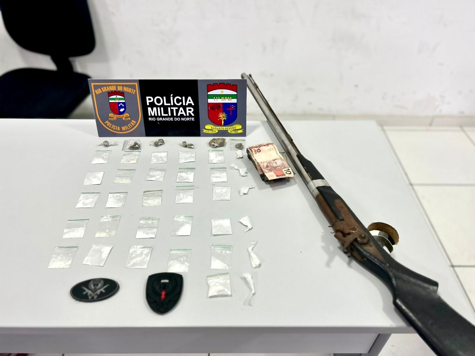 Polícia Militar é recebida a tiros durante patrulhamento em Macaíba