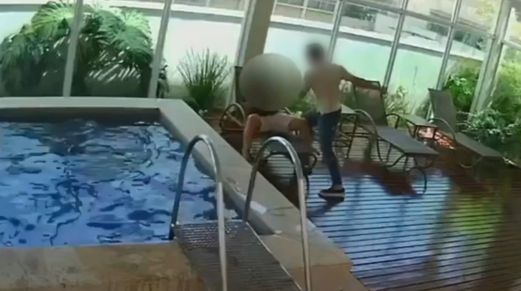 PortalBO/Brasil: Advogado é flagrado agredindo médico em área de lazer de condomínio em Goiânia