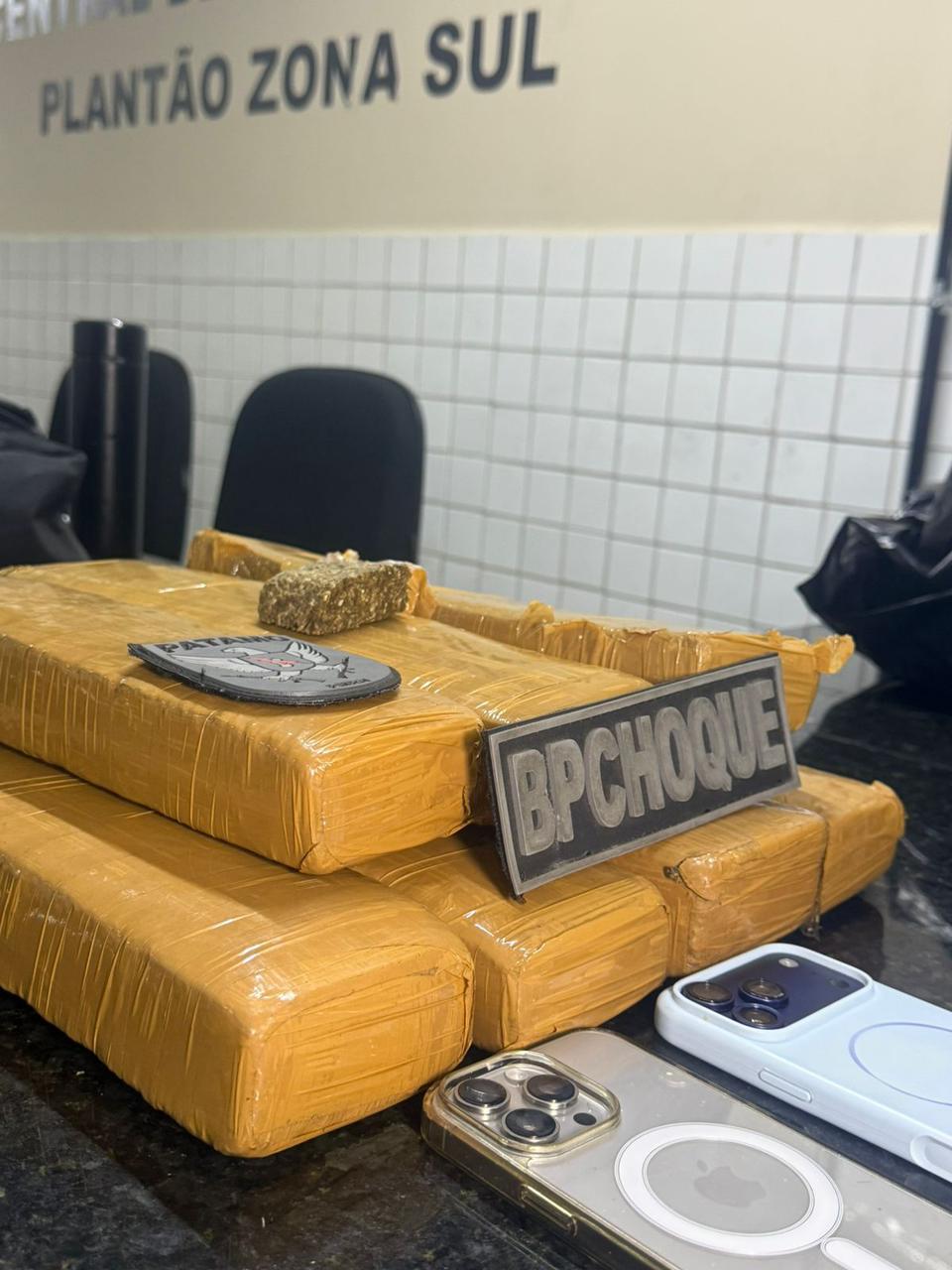 BPChoque apreende entorpecentes durante patrulhamento na Avenida Ayrton Senna, em Natal