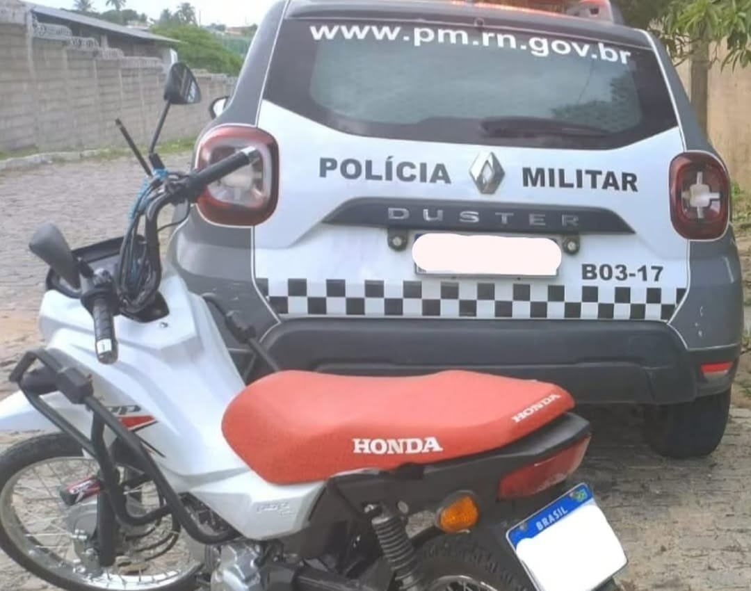 3º BPM age rápido e recupera motocicleta roubada em Parnamirim/RN