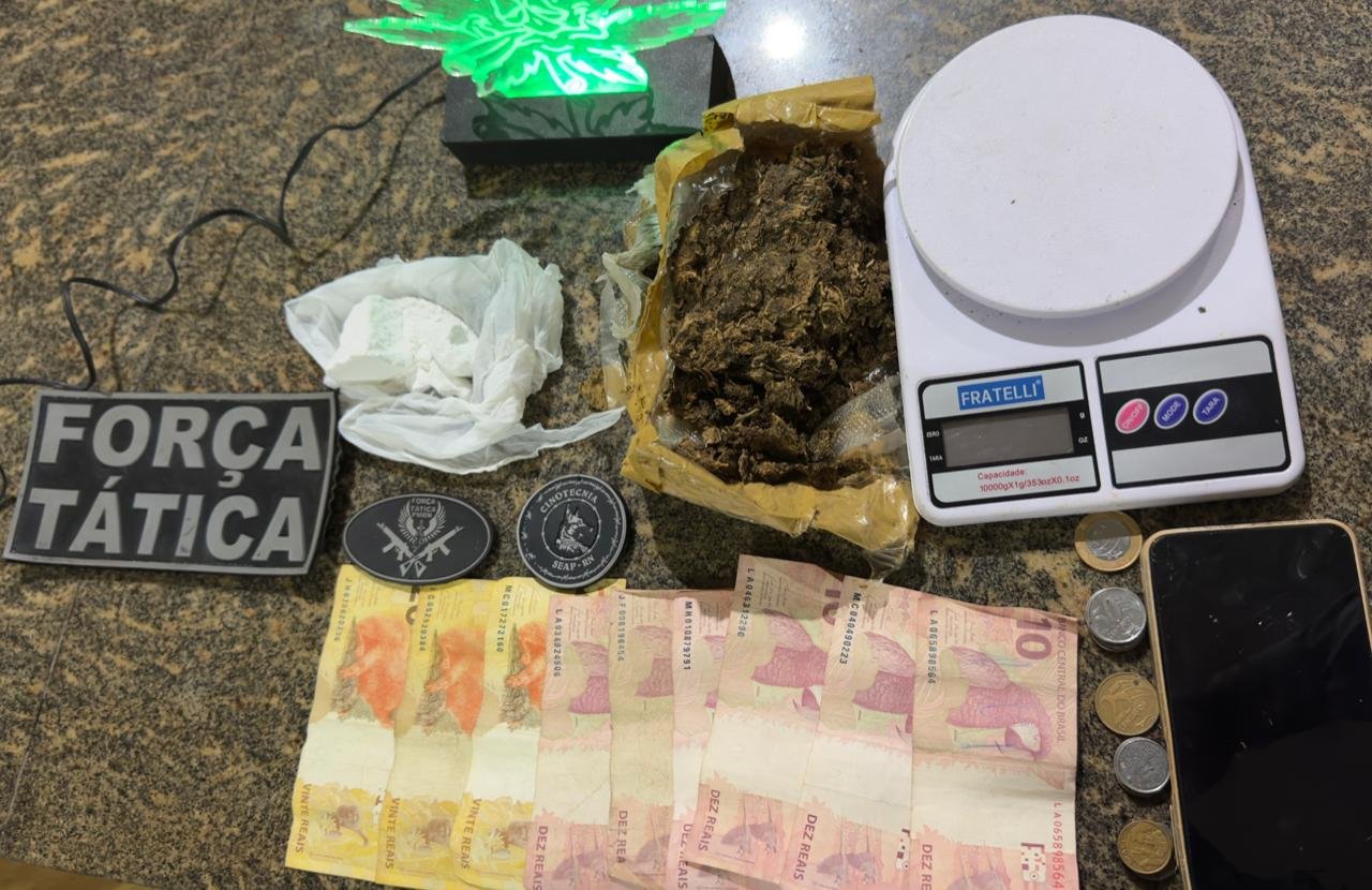 Mulher é presa por suspeita de tráfico de drogas em Maxaranguape