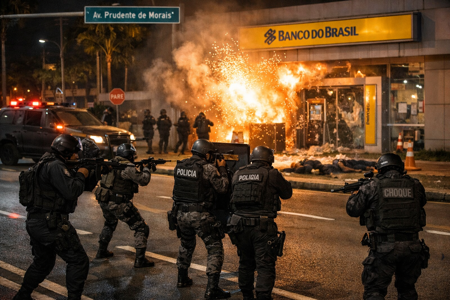 AVISO: Simulado com tiros e explosões será realizado pela PM na Av. Prudente de Morais em Natal nesta quinta (16)