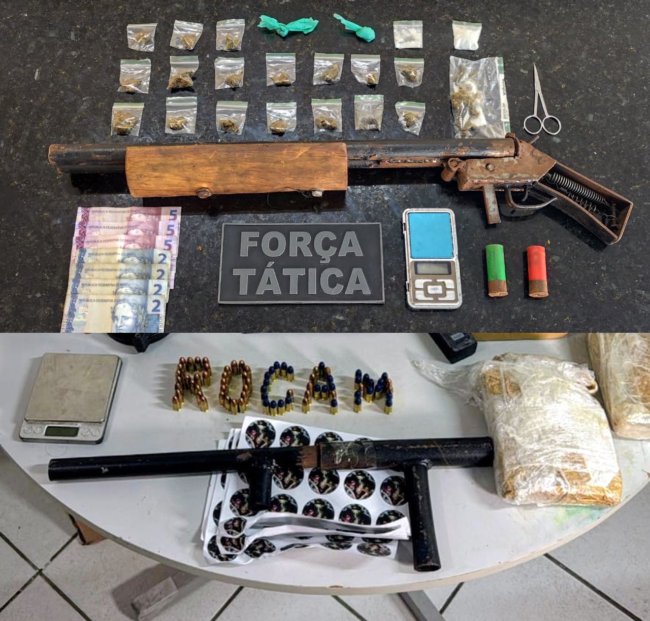 Armas caseiras apreendidas no RN levantam suspeita sobre possível fábrica clandestina ligada ao crime organizado