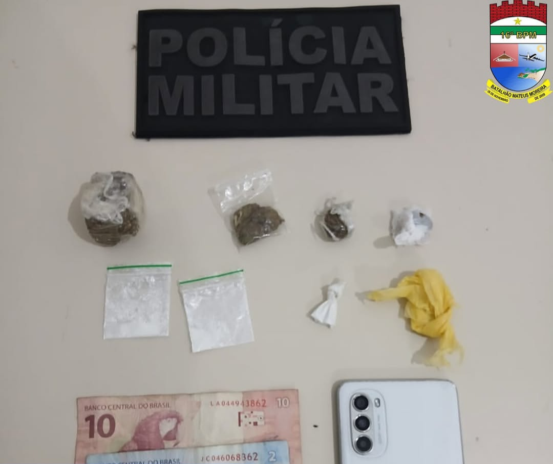 16° BPM apreende adolescente por infração análoga ao tráfico de drogas na cidade de São Gonçalo do Amarante/RN