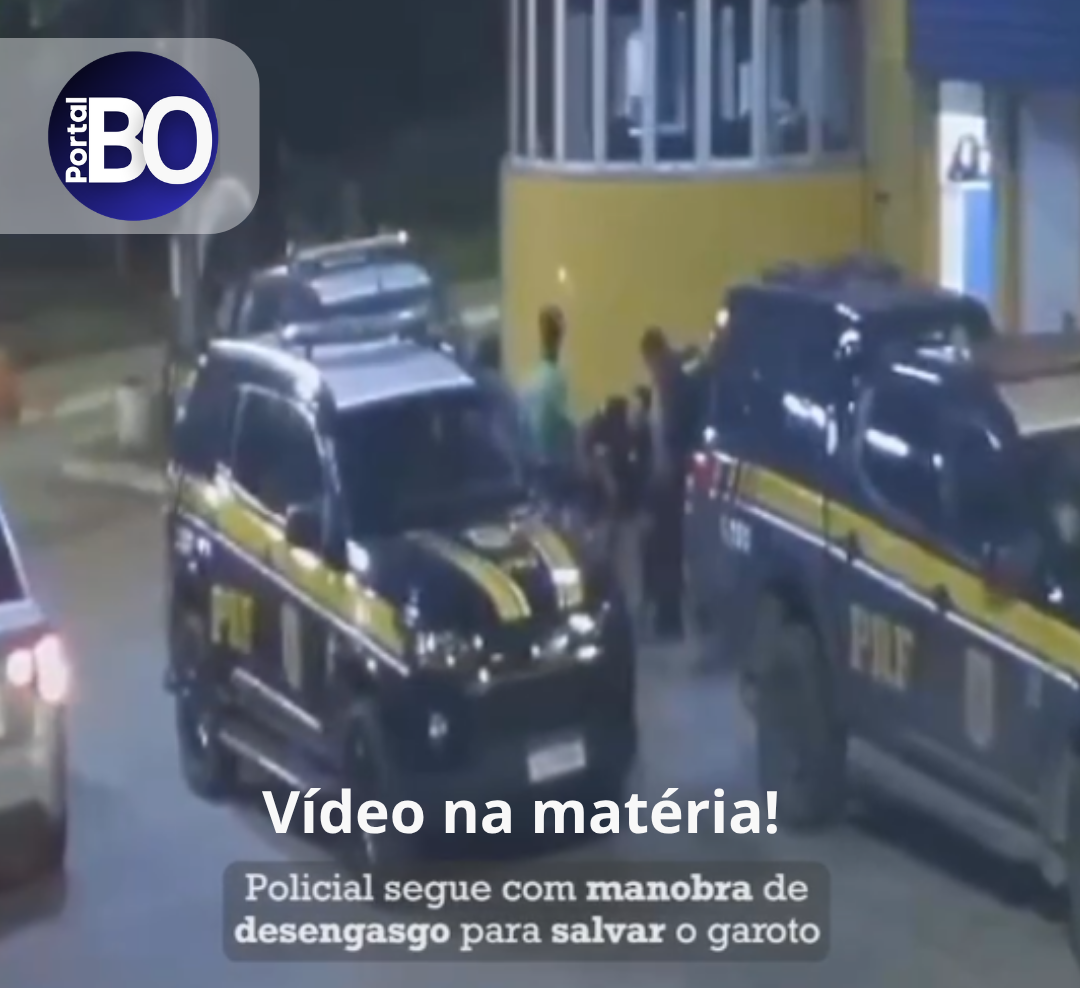 PortalBO/Brasil: PRF salva criança engasgada e evita tragédia em unidade operacional no Ceará