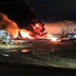 Tragedia: Incêndio atinge estrutura do Circo do Tiru ao lado da Arena das Dunas durante a madrugada em Natal