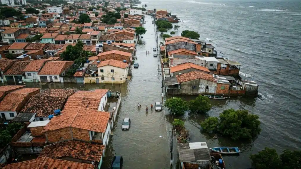 PortalBO/Brasil: Cidades brasileiras podem ser engolidas pelo mar, aponta alerta climático da NASA