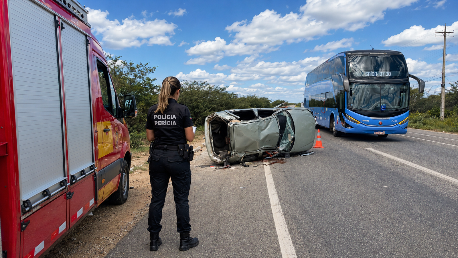 Dois acidentes deixam mortos e quatro feridos em rodovias do Oeste do RN