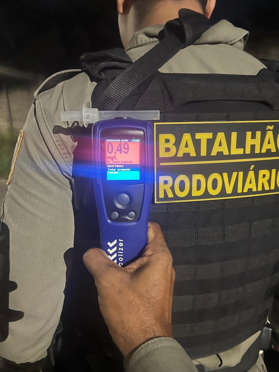 OPERAÇÃO ZERO ÁLCOOL: CPRE prende três motoristas embriagados durante blitz em Parnamirim