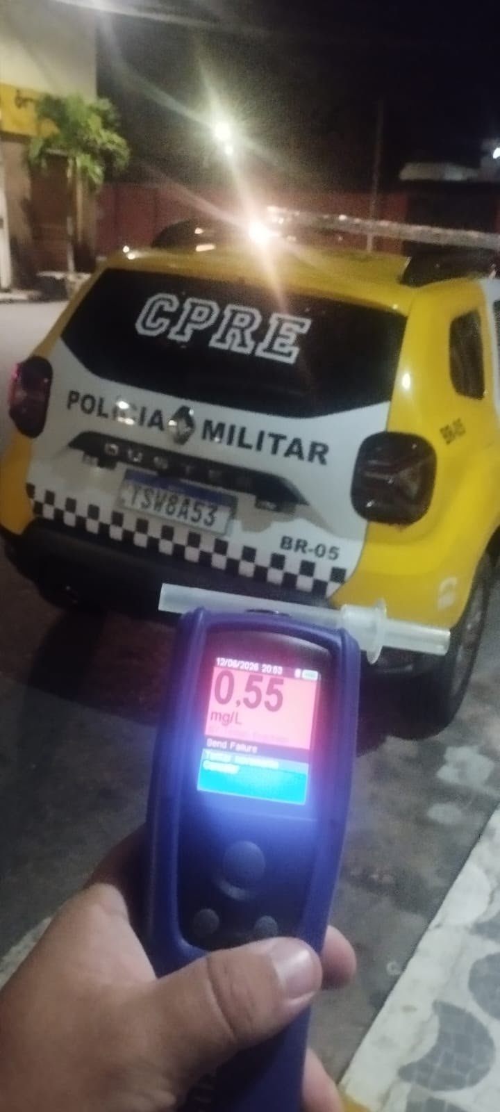 Homem é preso por embriaguez ao volante no dia do próprio aniversário durante blitz em Macaíba