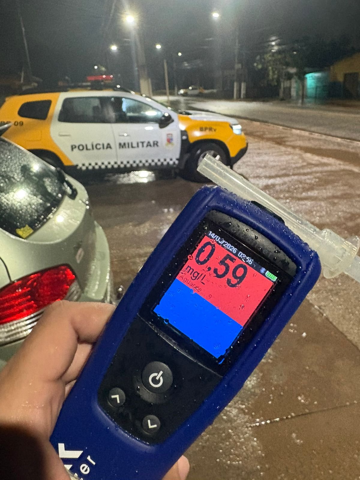 Operação Zero Álcool prende quatro motoristas por embriaguez ao volante durante blitz em Extremoz