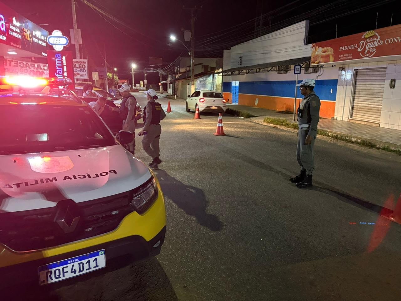 Blitz da Operação Zero Álcool flagra motoristas bêbados e sem carteira de habilitação em Extremoz