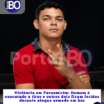 Violência em Parnamirim: Homem é executado a tiros e outros dois ficam feridos durante ataque armado em bar