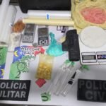 Operação conjunta entre 14º BPM e Polícia Civil resulta em apreensão de drogas sintéticas em Macau