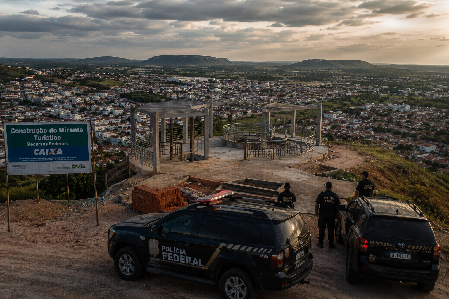 Operação Vista Encoberta: Polícia Federal mira desvio de recursos públicos e fraude em contrato de mirante no interior do RN