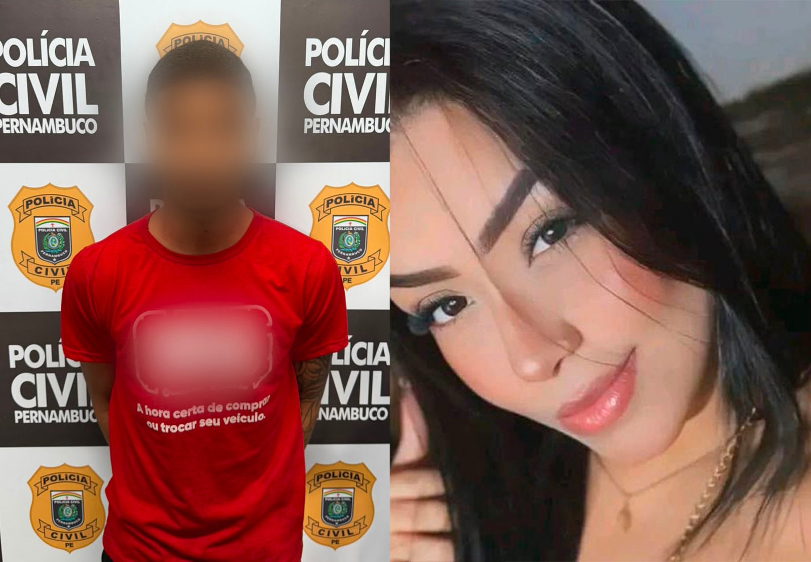 Acusado de matar namorada com tiro no pescoço em Mossoró é caçado e preso pela Polícia Civil em Recife