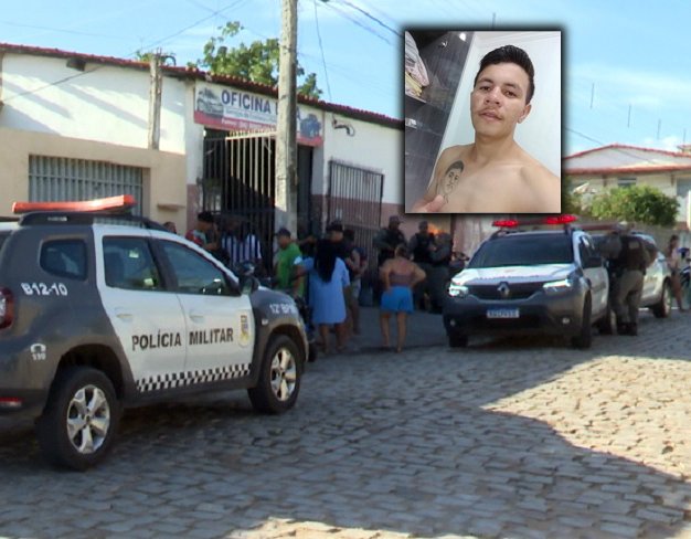 Jovem de 19 anos é executado a tiros dentro de oficina de funilaria e pintura no bairro Planalto 13 de Maio, em Mossoró