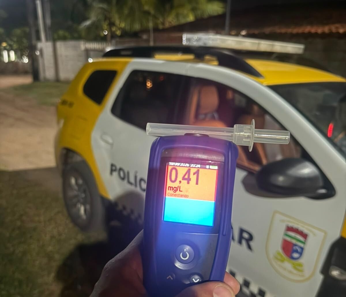 Homem sem CNH, embriagado e sem capacete é preso pelo Batalhão Rodoviário em Nísia Floresta