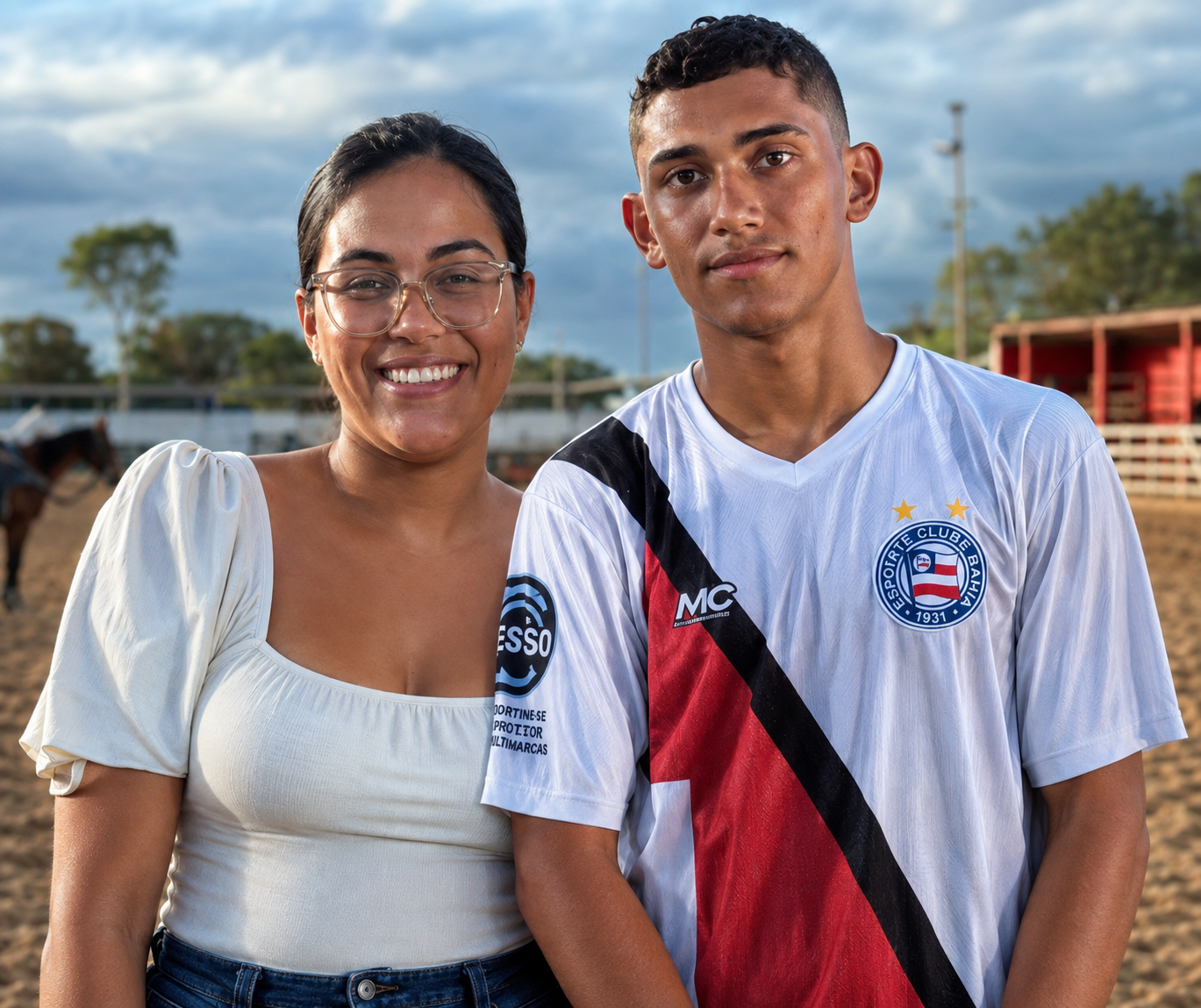 Casal morre após colisão de moto com cavalo em Canguaretama