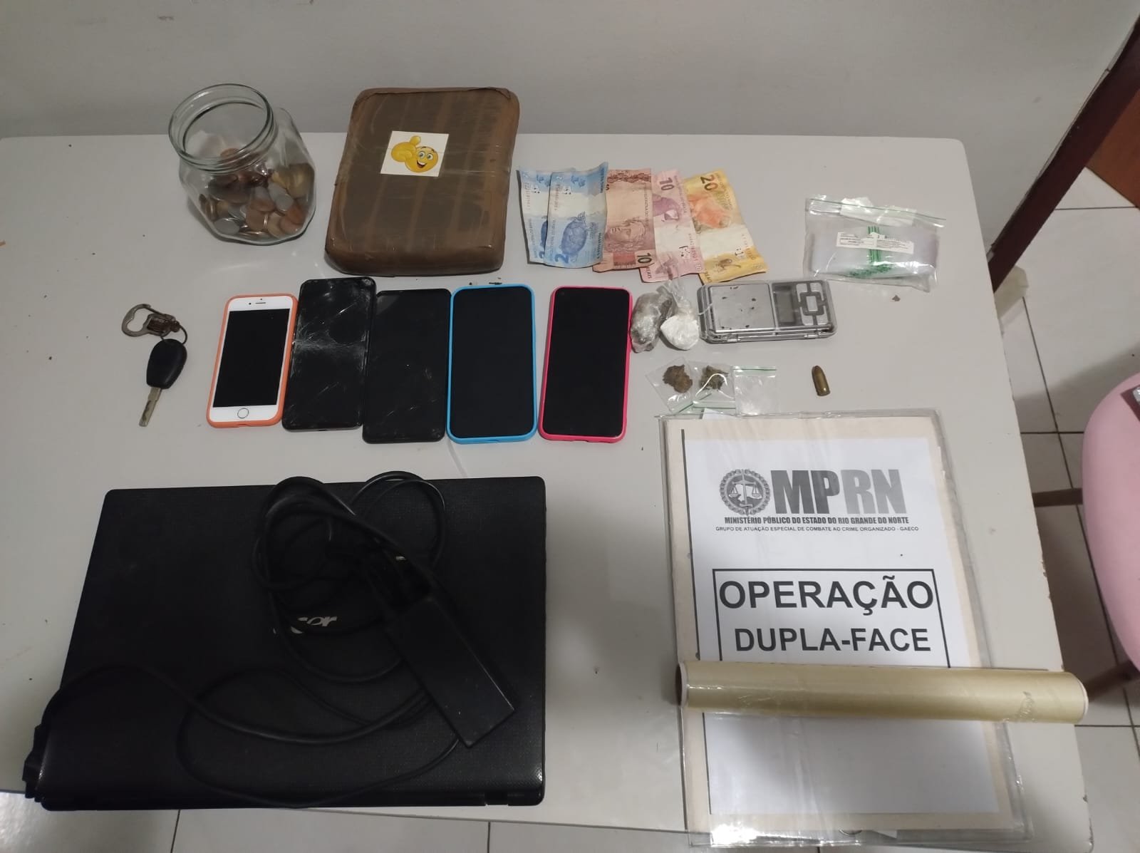 Operação Dupla Face: MPRN desarticula esquema de tráfico e lavagem de dinheiro ligado ao Sindicato do Crime na Grande Natal