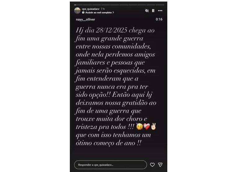 PortalBO/CE: Jovem de 18 anos é condenada a mais de seis anos de prisão por divulgar ações de facção criminosa no Instagram no Ceará