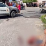 Suspeito de roubar moto de motorista de aplicativo sofre acidente e tem fratura exposta em perseguição na Zona Norte de Natal