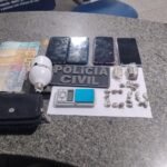 Homem com tornozeleira eletrônica é preso em flagrante por tráfico de drogas e organização criminosa em Caicó