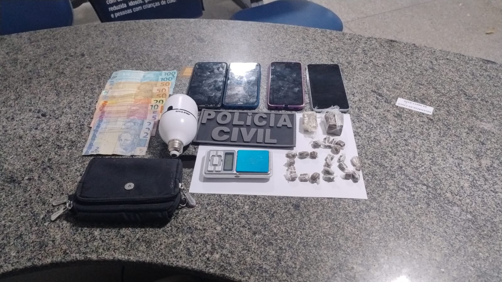 Homem com tornozeleira eletrônica é preso em flagrante por tráfico de drogas e organização criminosa em Caicó