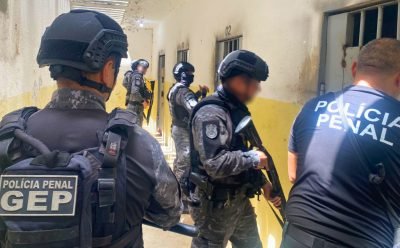 Polícia Penal realiza operação de revista minuciosa e vistoria estrutural na Cadeia Pública de Caraúbas