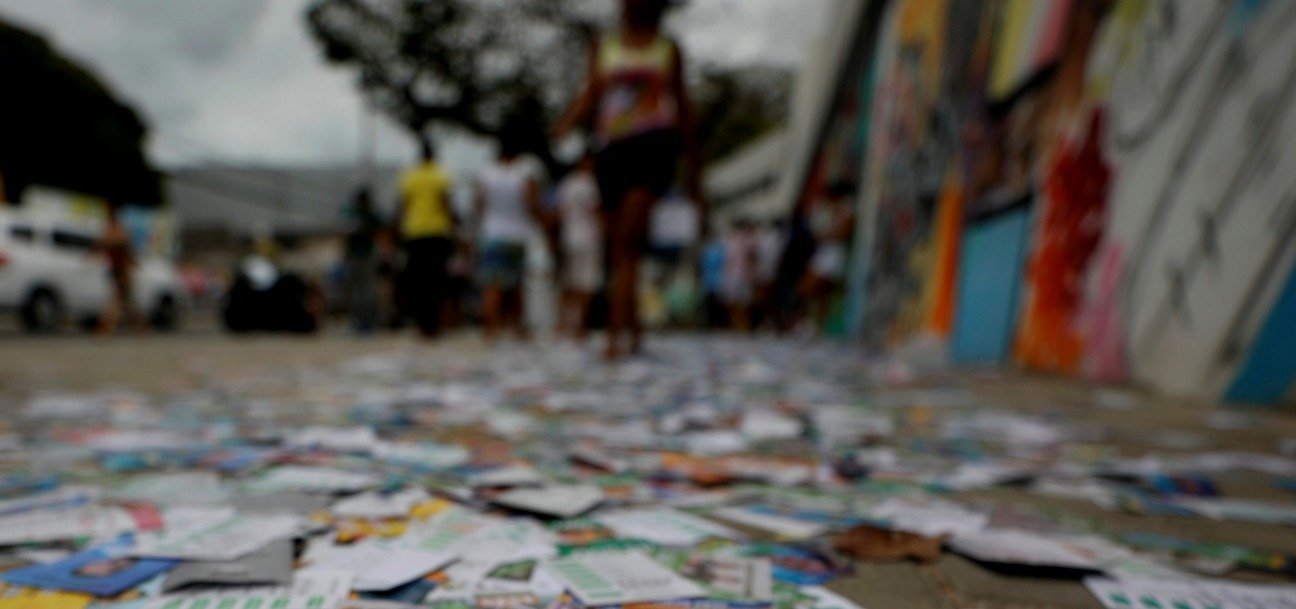 Ministério Público Eleitoral emite recomendação contra o derramamento de santinhos nas ruas de Natal