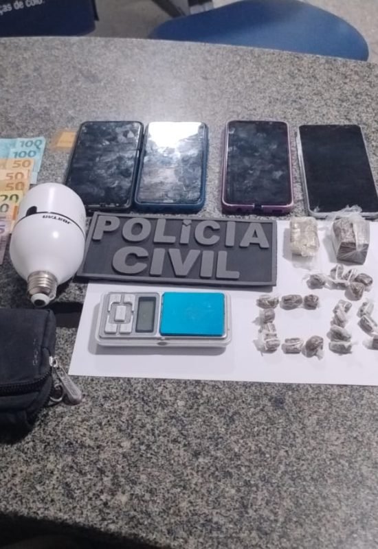 Homem com tornozeleira eletrônica é preso em flagrante por tráfico de drogas e organização criminosa em Caicó