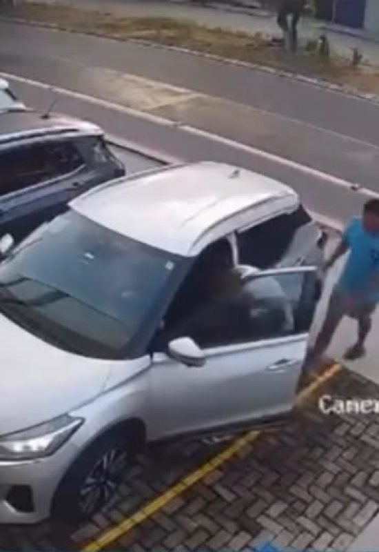 Vídeo revela dinâmica de sequestro relâmpago na saída de academia em Lagoa Nova e Polícia Civil prende um dos suspeitos