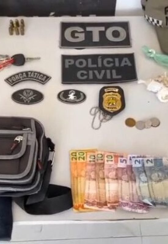 Ação conjunta das polícias Civil e Militar prende trio com drogas, munições e recupera carro roubado em Pau dos Ferros