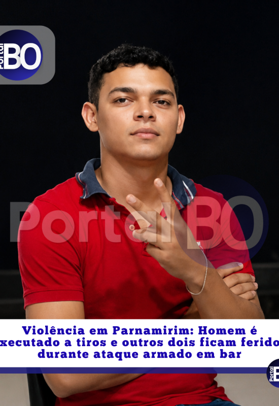 Violência em Parnamirim: Homem é executado a tiros e outros dois ficam feridos durante ataque armado em bar