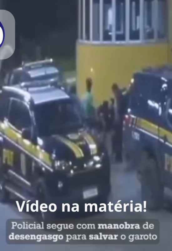 PortalBO/Brasil: PRF salva criança engasgada e evita tragédia em unidade operacional no Ceará