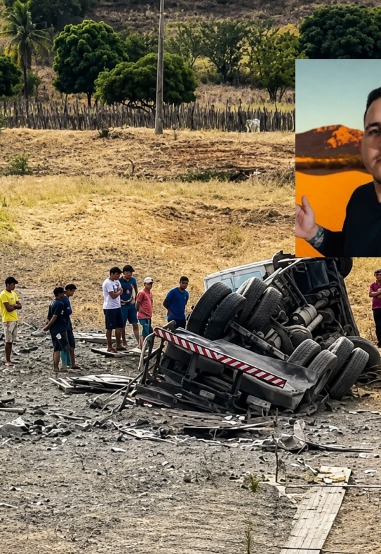 Caminhoneiro de Mossoró morre em grave acidente na rodovia PB-306 na Paraíba