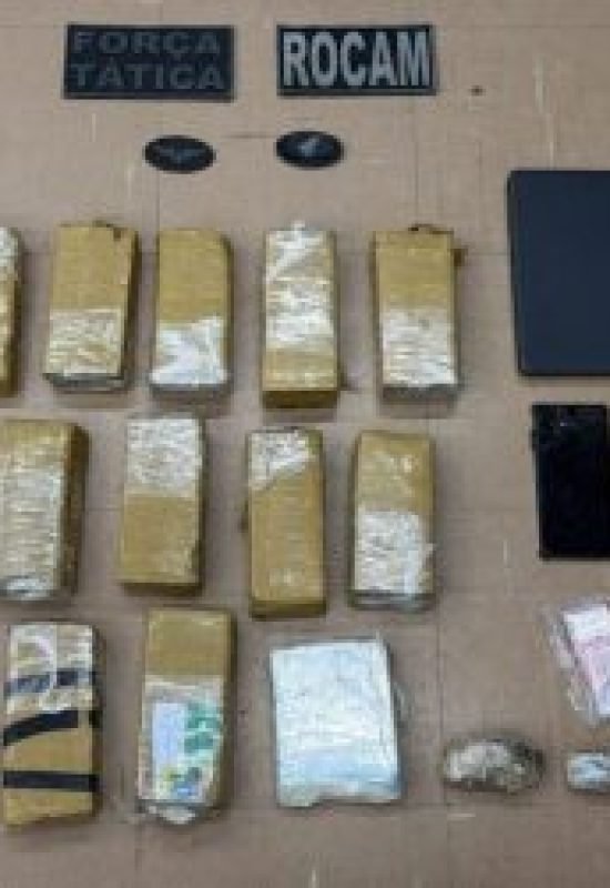 ROCAM e Operação Protetor apreendem quase 8 kg de drogas e recuperam notebook roubado no bairro Redenção em Mossoró