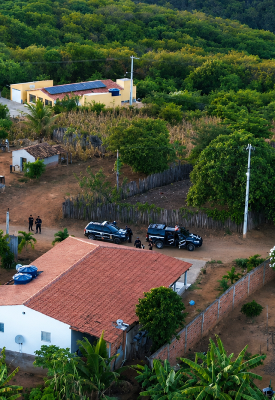 Operação Enedra: Polícia Civil cumpre mandados de prisão e busca contra suspeitos de assassinato em ginásio esportivo em Encanto