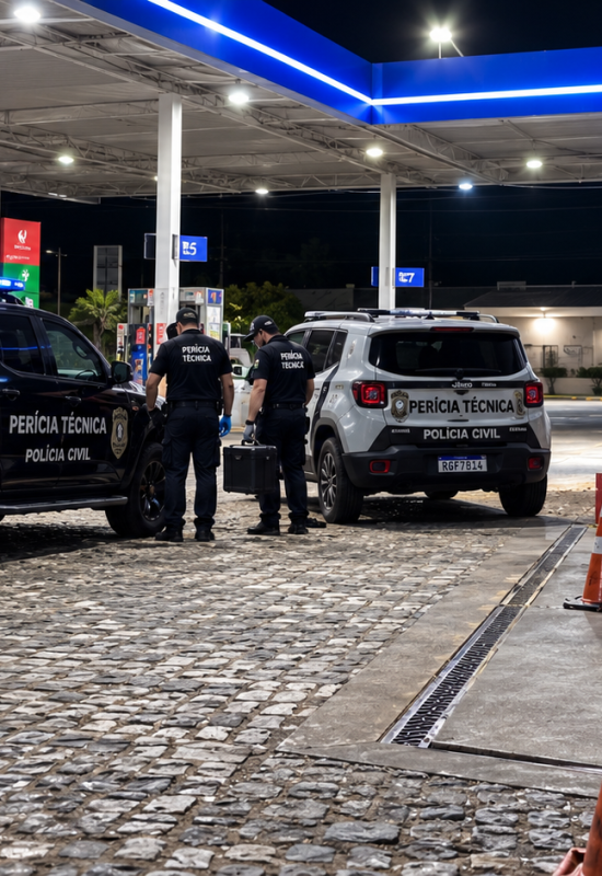 Homem de 41 anos é executado a tiros em lanchonete de posto de combustíveis em Alto do Rodrigues