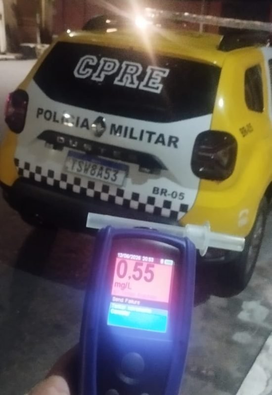 Homem é preso por embriaguez ao volante no dia do próprio aniversário durante blitz em Macaíba