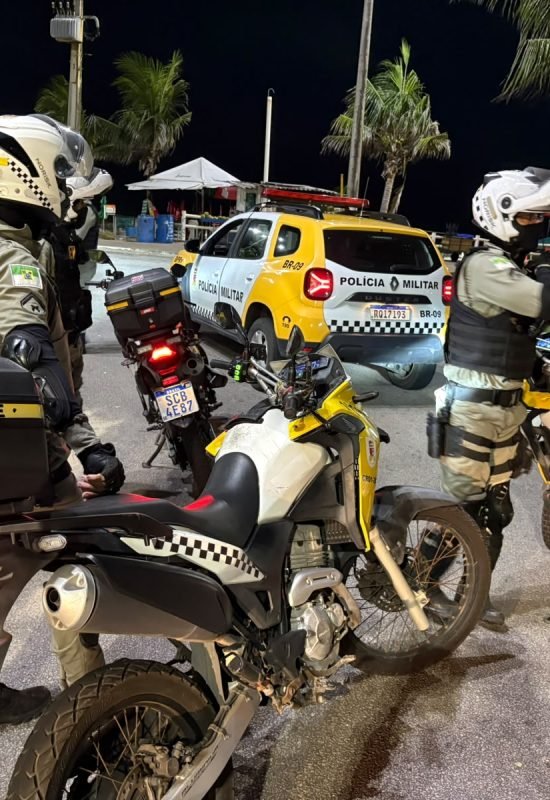 Batalhão Rodoviário da PM captura foragido da Justiça na Praia de Miami na Via Costeira