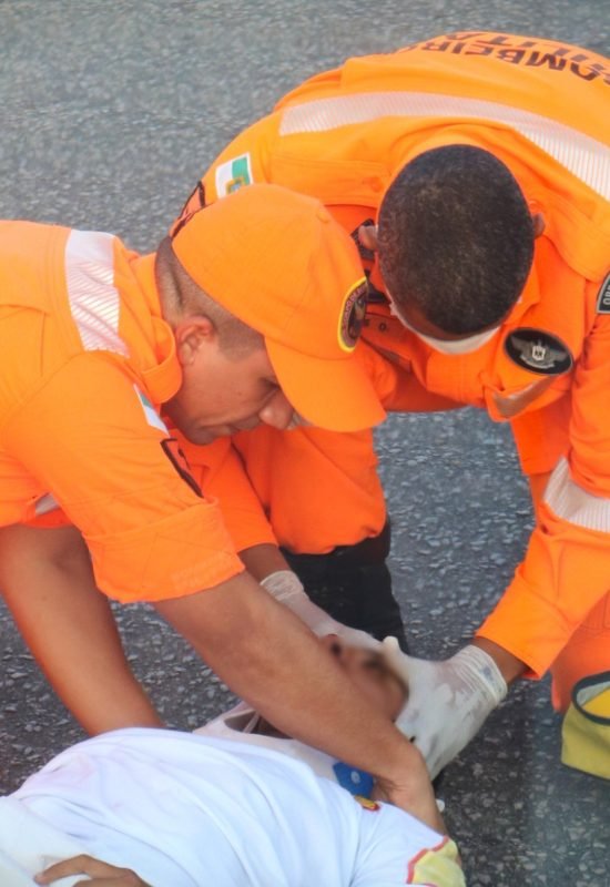 Corpo de Bombeiros atende duas ocorrências de acidentes com motociclistas feridos em Caicó