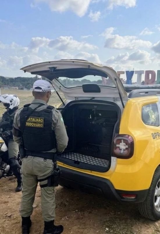 CPRE captura foragido da Justiça durante fiscalização na rodovia RN-160 em Extremoz