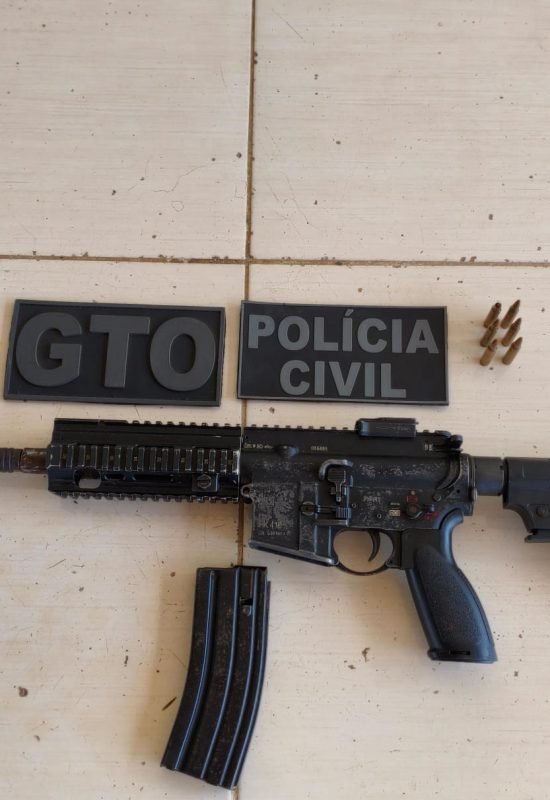 GTO do 10º BPM e Polícia Civil apreendem fuzil e granada durante varredura em Assú