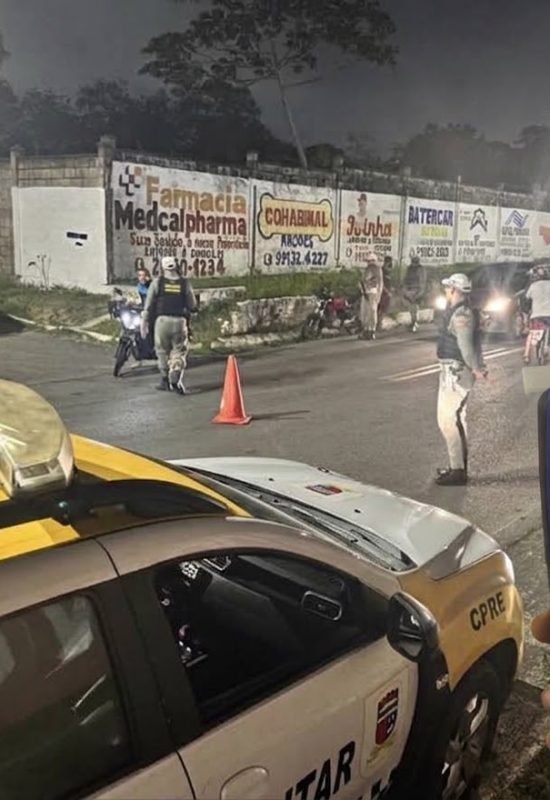Motorista com histórico de reincidência é preso pela terceira vez por embriaguez ao volante em blitz do CPRE em Parnamirim